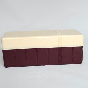 Vintage Maroon View-Master Collector's Case, Reel Viewer Sawyer's 60s 70s